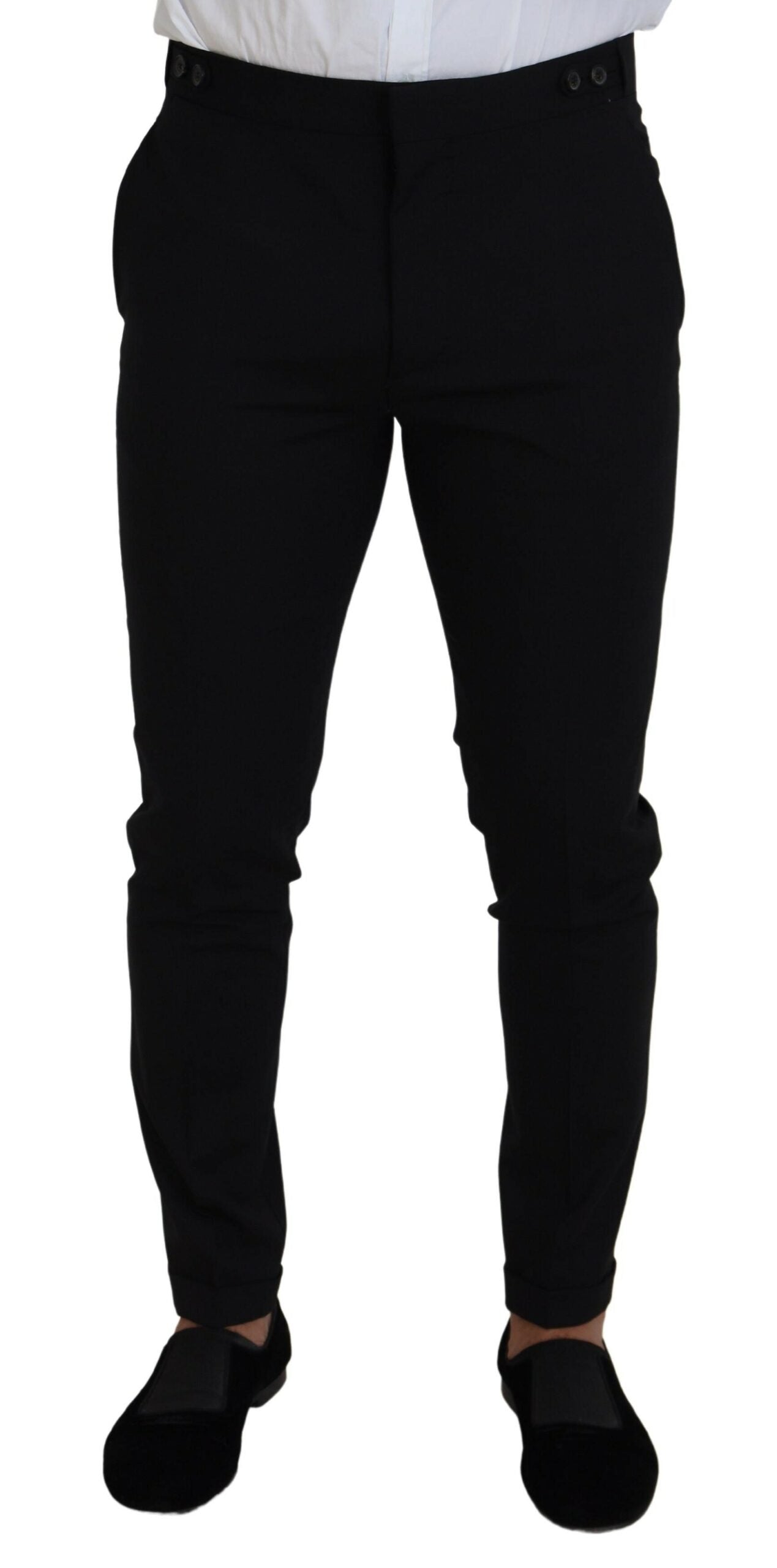 Dsquared² Black Wool Single Breasted 2 Piece LONDON Suit | Regal Royce