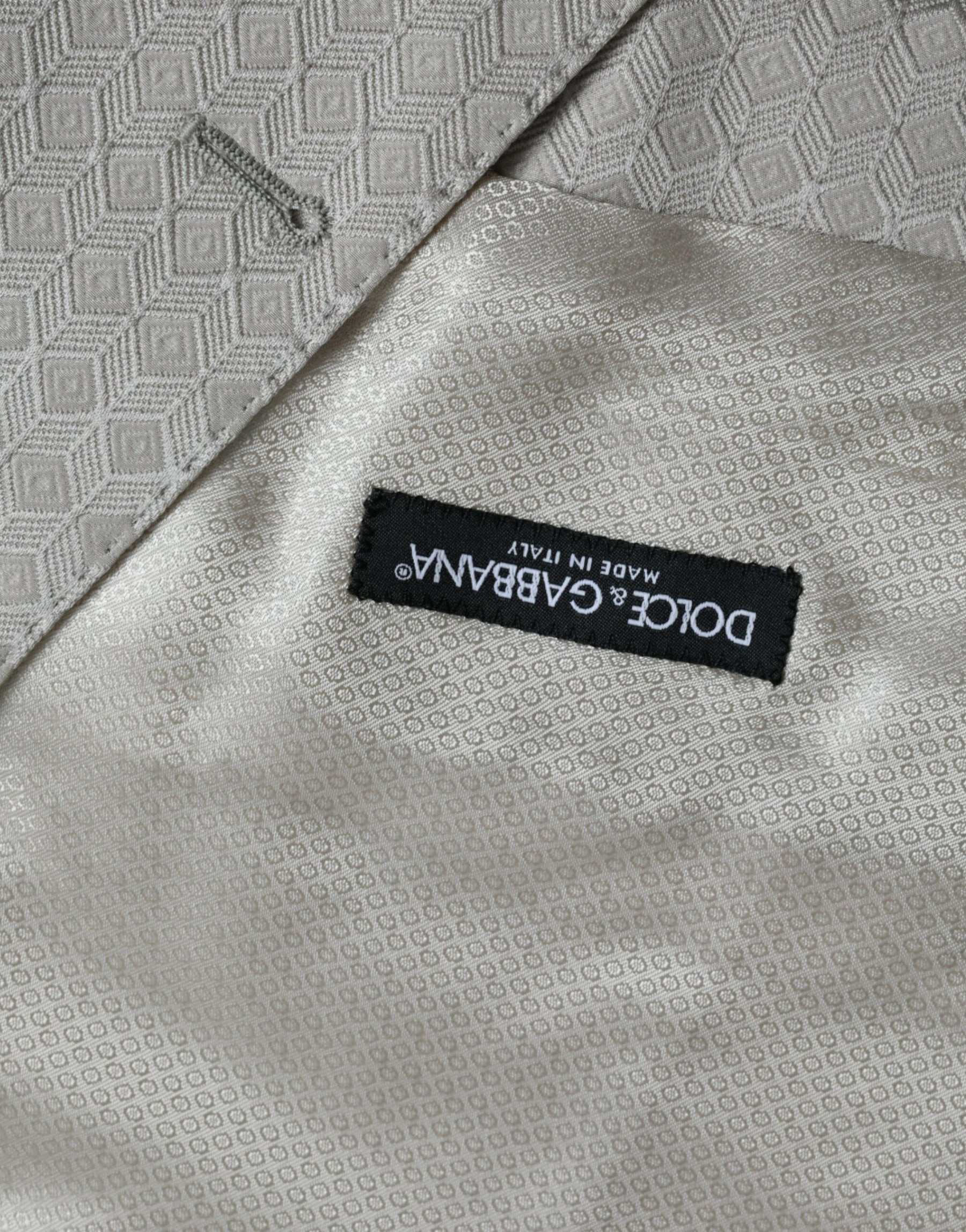 Dolce & Gabbana Off White Cotton Waistcoat Dress Formal Vest | Regal Royce