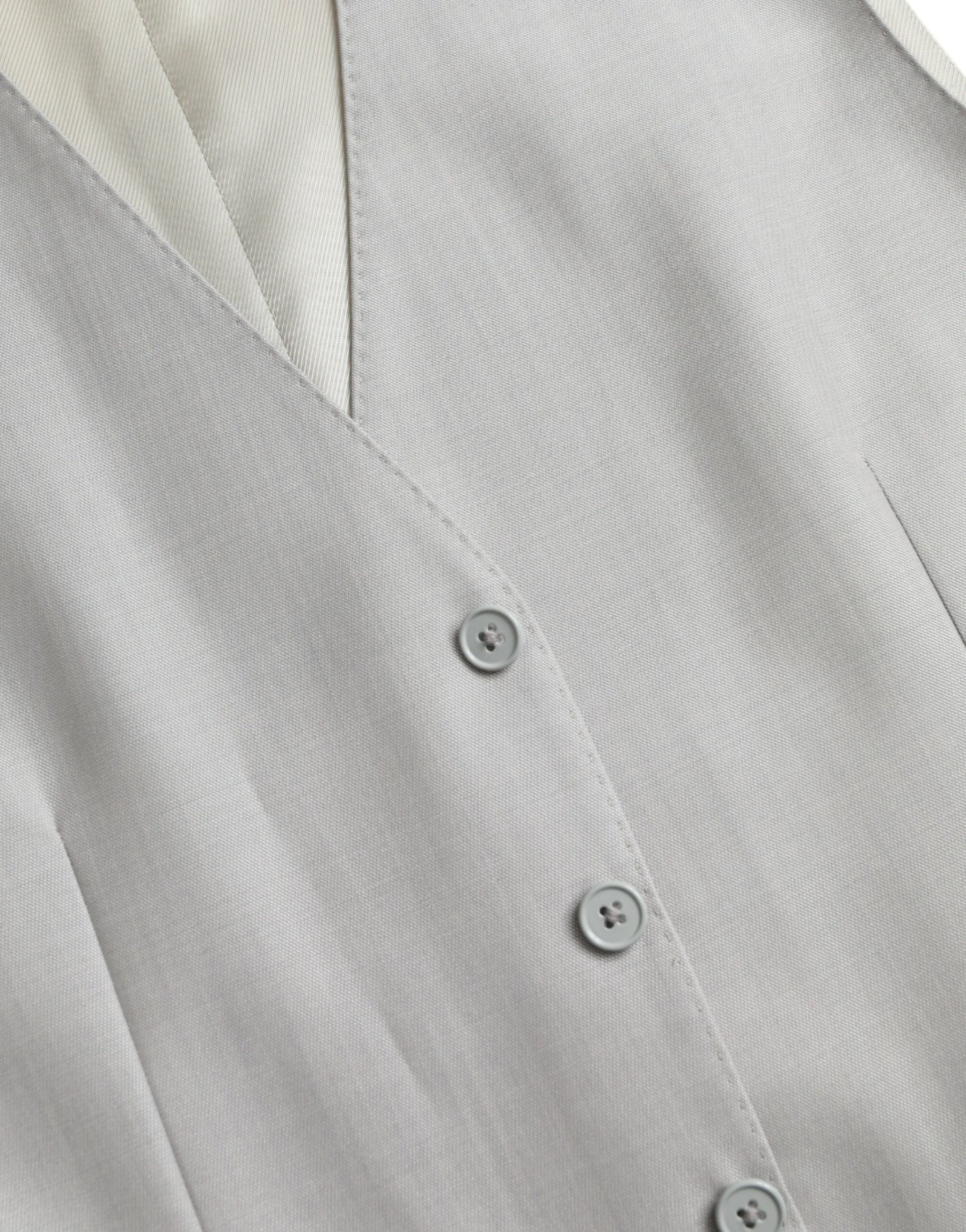 Dolce & Gabbana Light Gray Wool Formal Dress Waistcoat Vest | Regal Royce