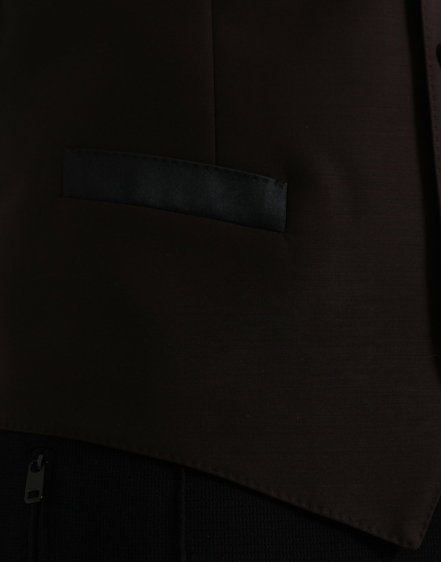 Dolce & Gabbana Brown Wool Waistcoat Dress Formal Vest | Regal Royce