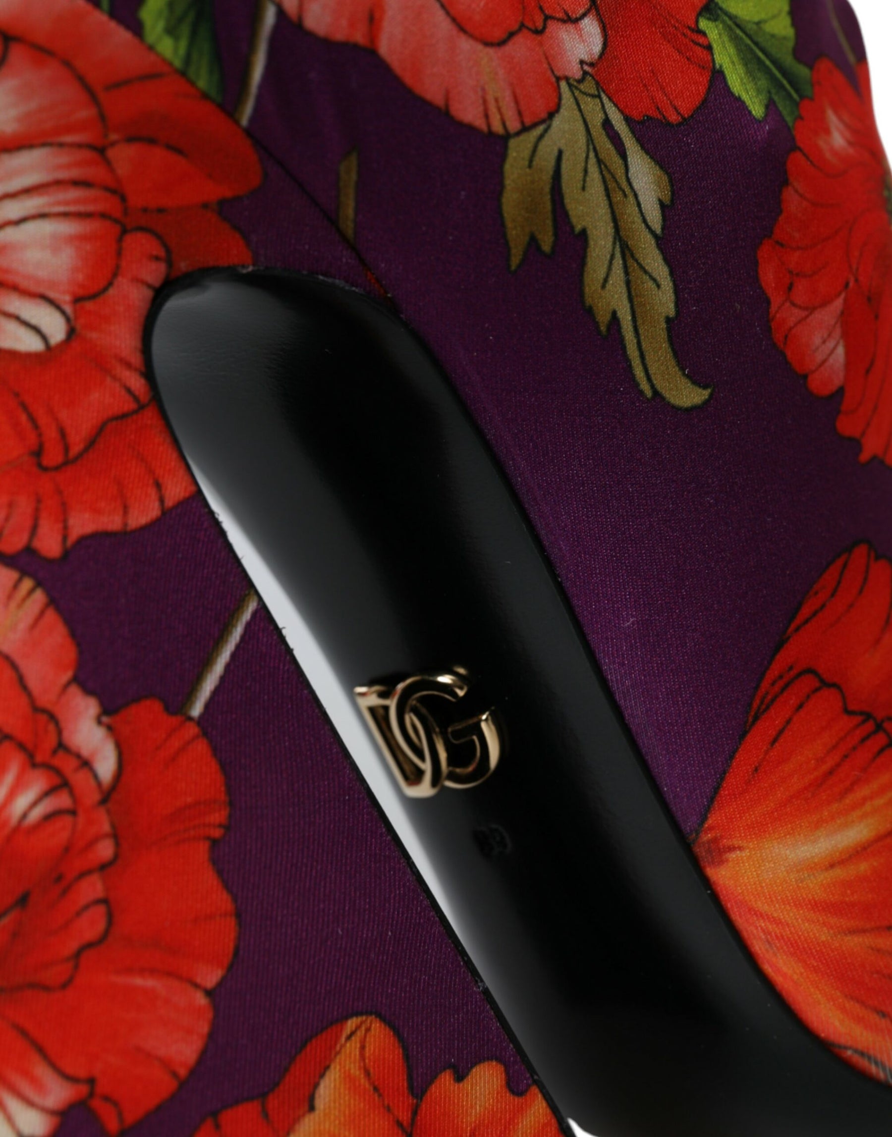 Dolce & Gabbana Purple Floral Jersey Stretch Boots Shoes | Regal Royce