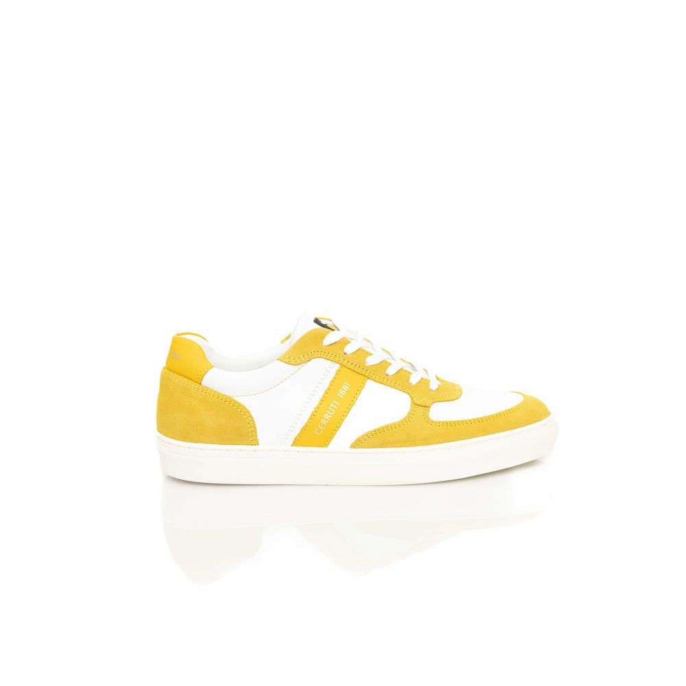 Cerruti 1881 Yellow Cowhide Men Sneaker | Regal Royce