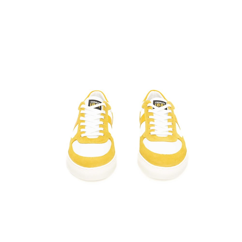 Cerruti 1881 Yellow Cowhide Men Sneaker | Regal Royce
