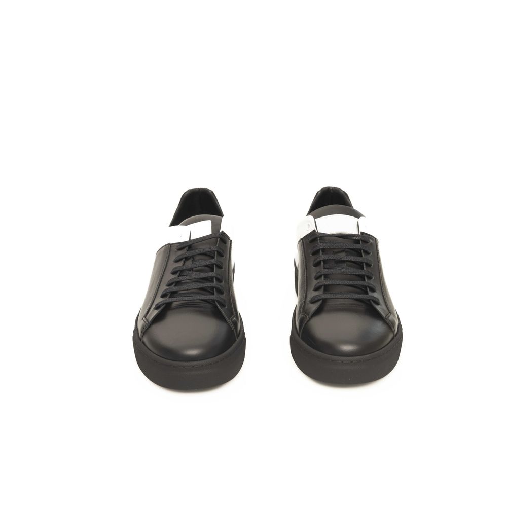 Cerruti 1881 Black Cowhide Men Sneaker | Regal Royce