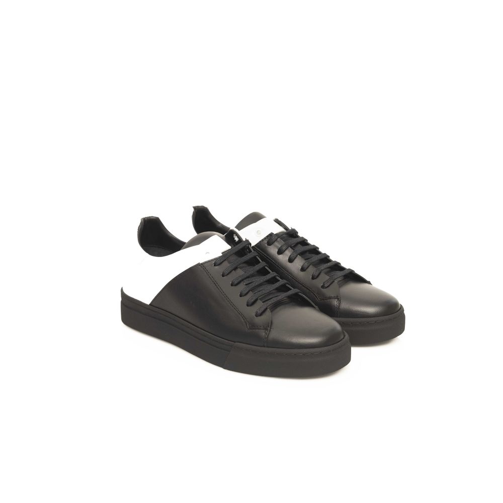 Cerruti 1881 Black Cowhide Men Sneaker | Regal Royce