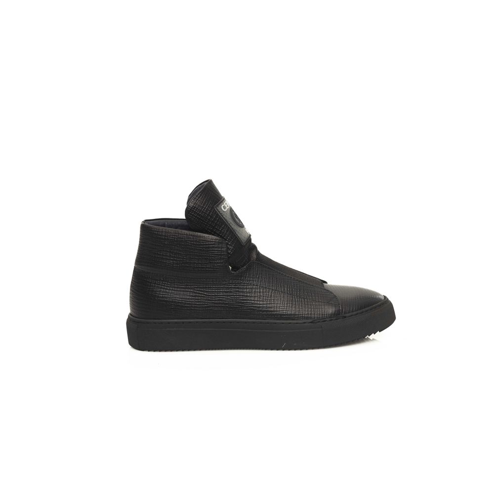 Cerruti 1881 Black Calfskin Men Sneaker | Regal Royce