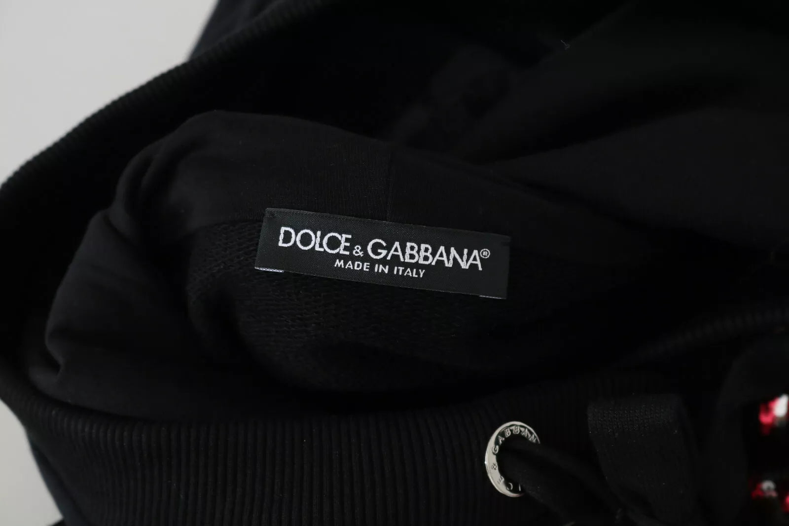 Dolce & Gabbana DG Sequined Hooded Pullover Sweater | Regal Royce