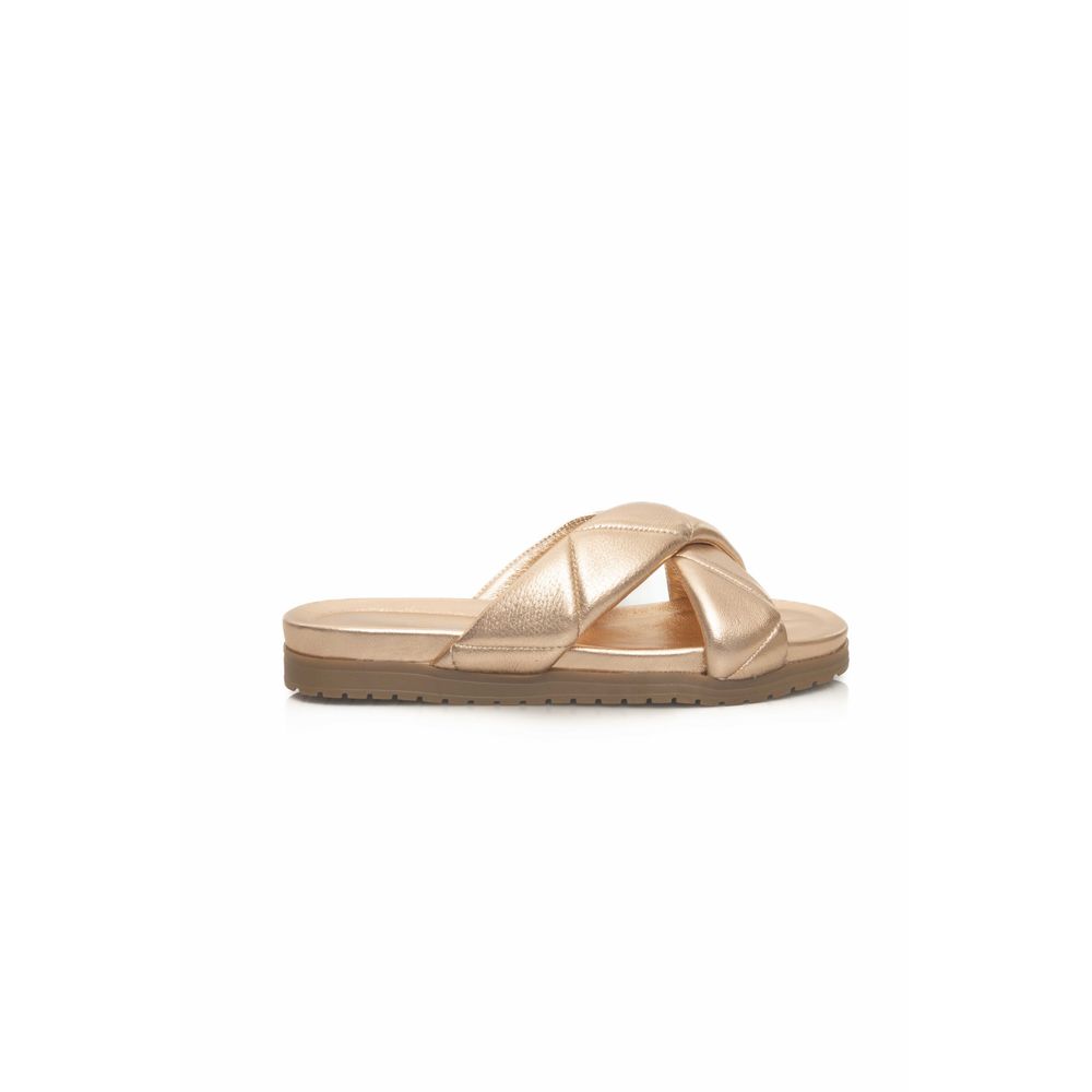 Cerruti 1881 Beige Lambskin Women Sandal | Regal Royce