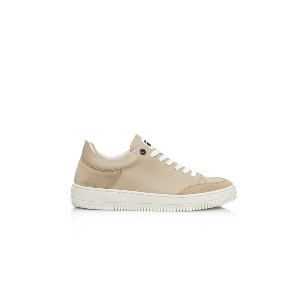 Cerruti 1881 Beige Cowhide Women Platform Sneaker | Regal Royce