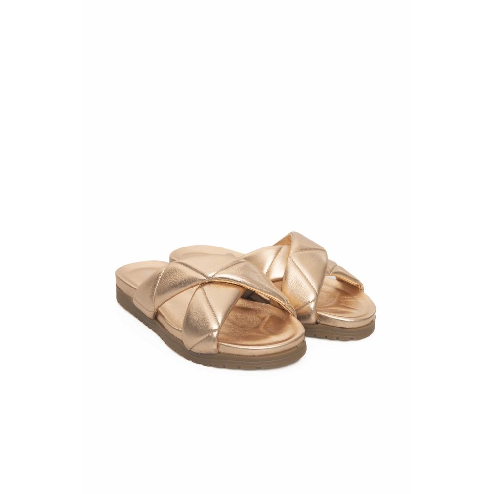 Cerruti 1881 Beige Lambskin Women Sandal | Regal Royce