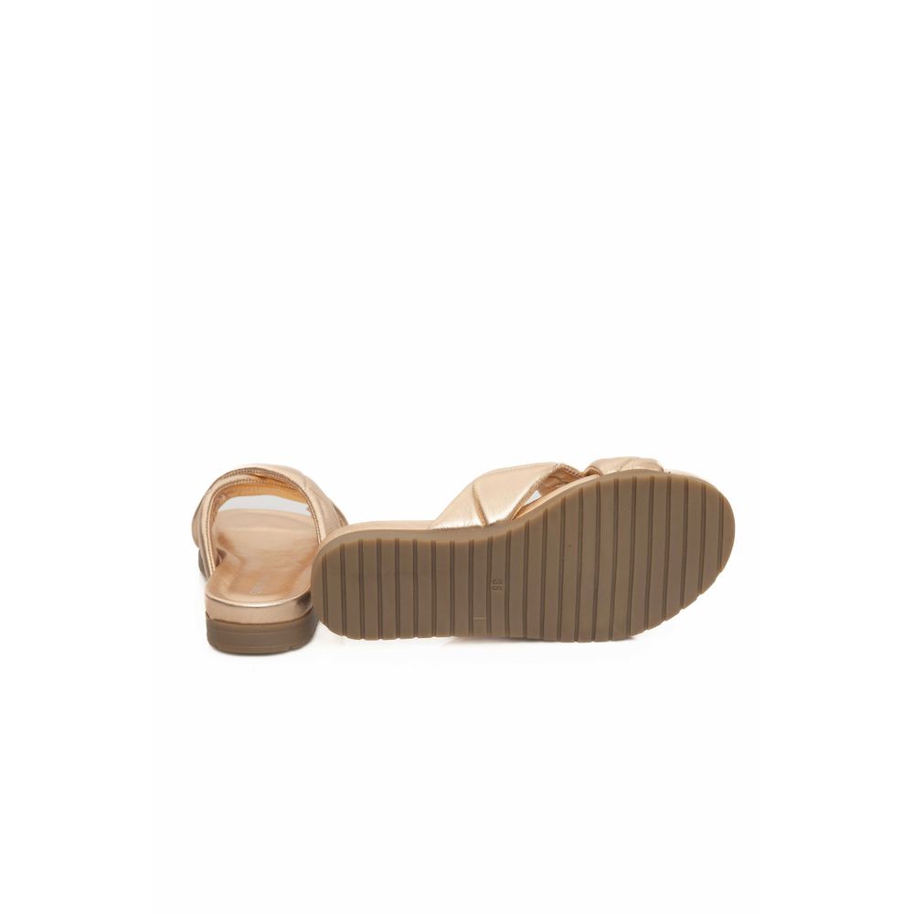 Cerruti 1881 Beige Lambskin Women Sandal | Regal Royce