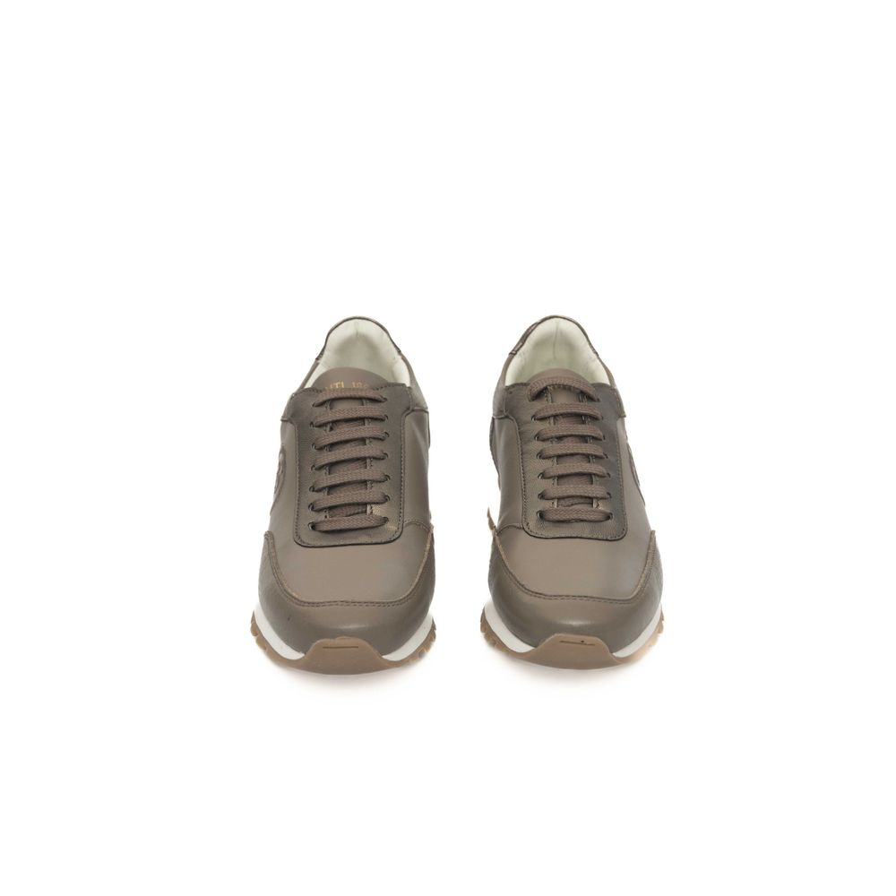 Cerruti 1881 Beige Cowhide Women Sneaker | Regal Royce