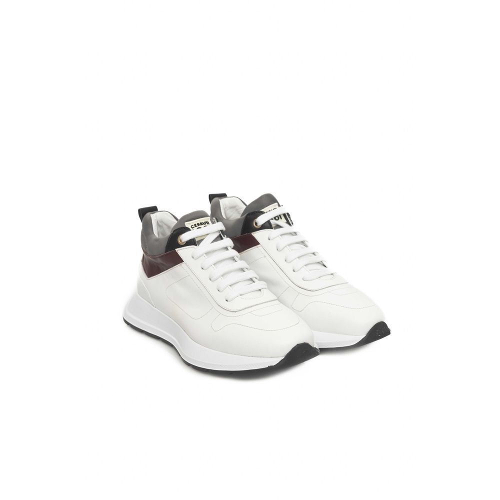 Cerruti 1881 White COW Leather Sneaker | Regal Royce