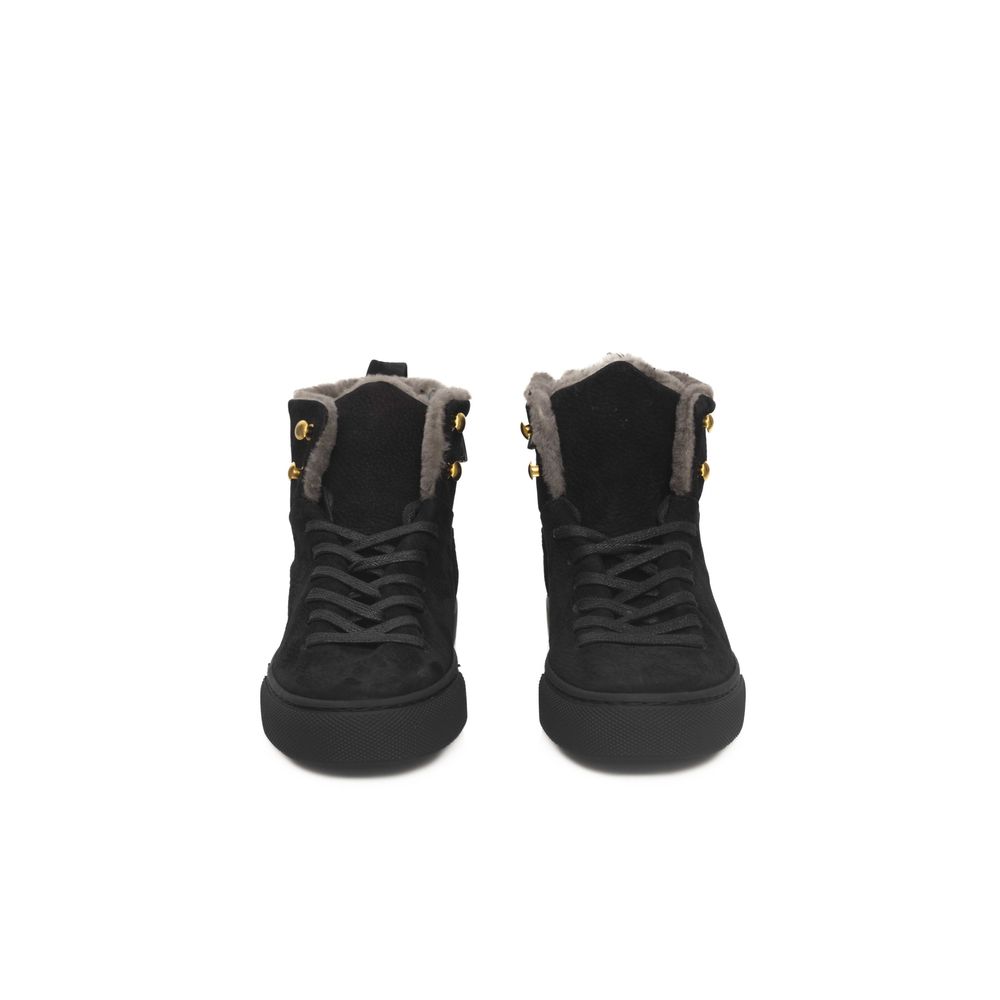 Cerruti 1881 Black Cowhide Women Sneaker | Regal Royce