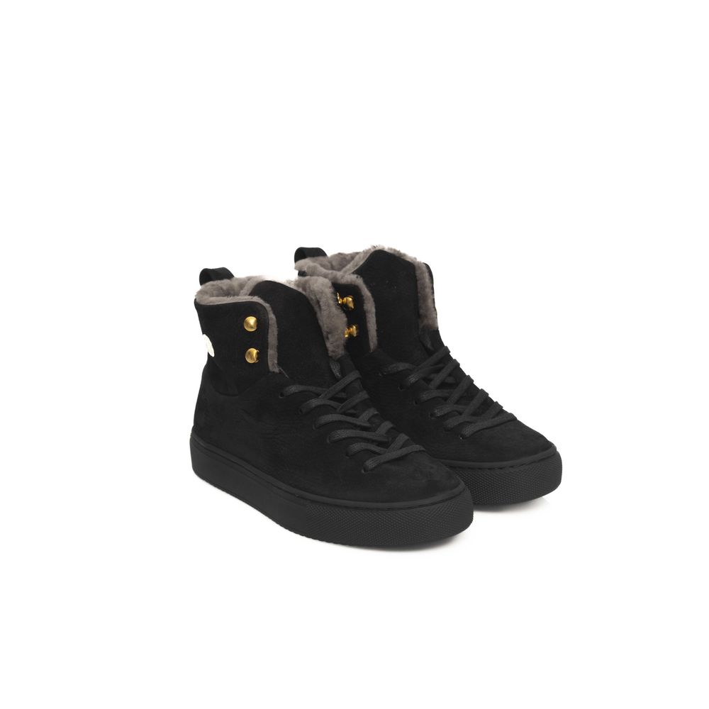 Cerruti 1881 Black Cowhide Women Sneaker | Regal Royce