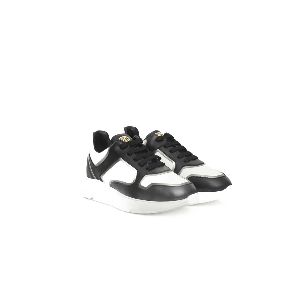 Cerruti 1881 Black Cowhide Women Sneaker