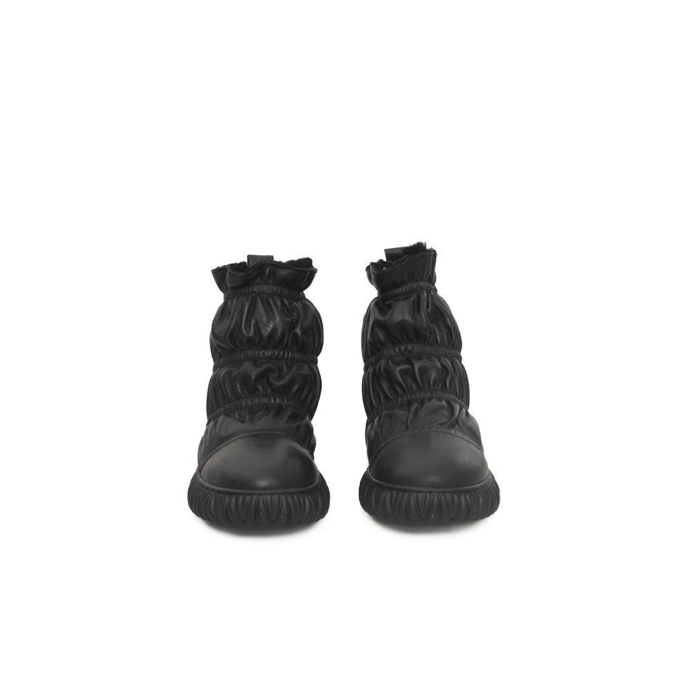Cerruti 1881 Black Cowhide Women Boot | Regal Royce