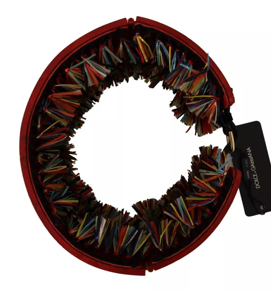 Dolce & Gabbana Multicolor Floral Wide Waist Carretto Belt | Regal Royce