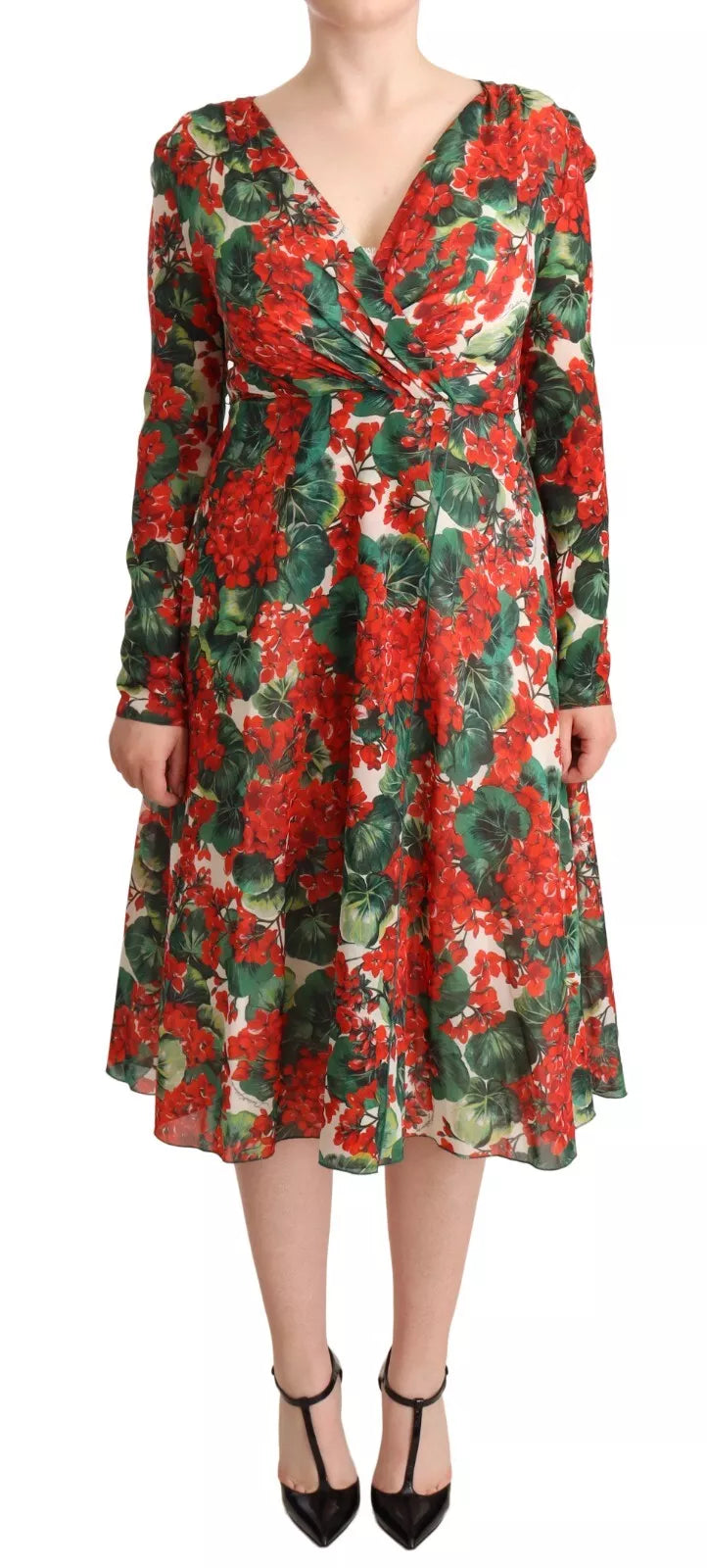 Dolce & Gabbana Multicolor Portofino-Print Shift Dress | Regal Royce