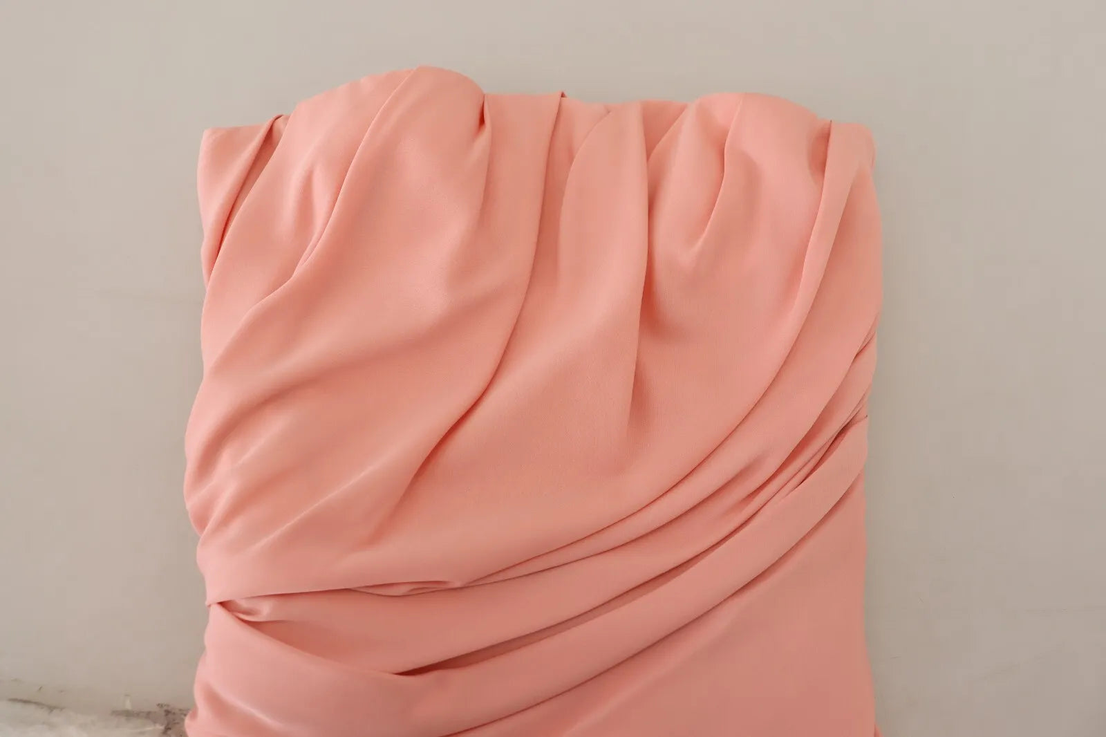 Dolce & Gabbana Pink Silk Stretch Strapless Sheath Midi Dress | Regal Royce