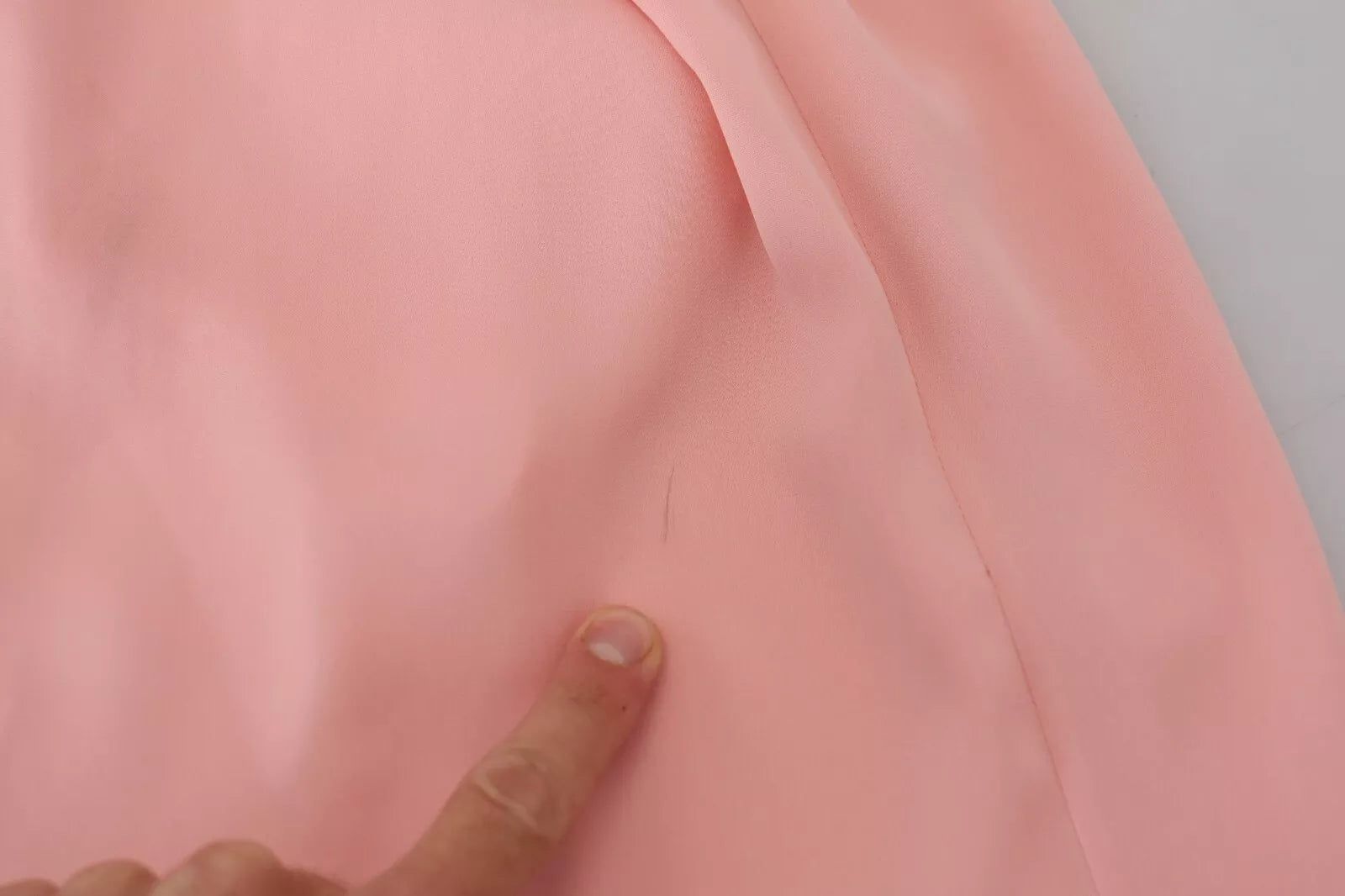 Dolce & Gabbana Pink Silk Stretch Strapless Sheath Midi Dress | Regal Royce