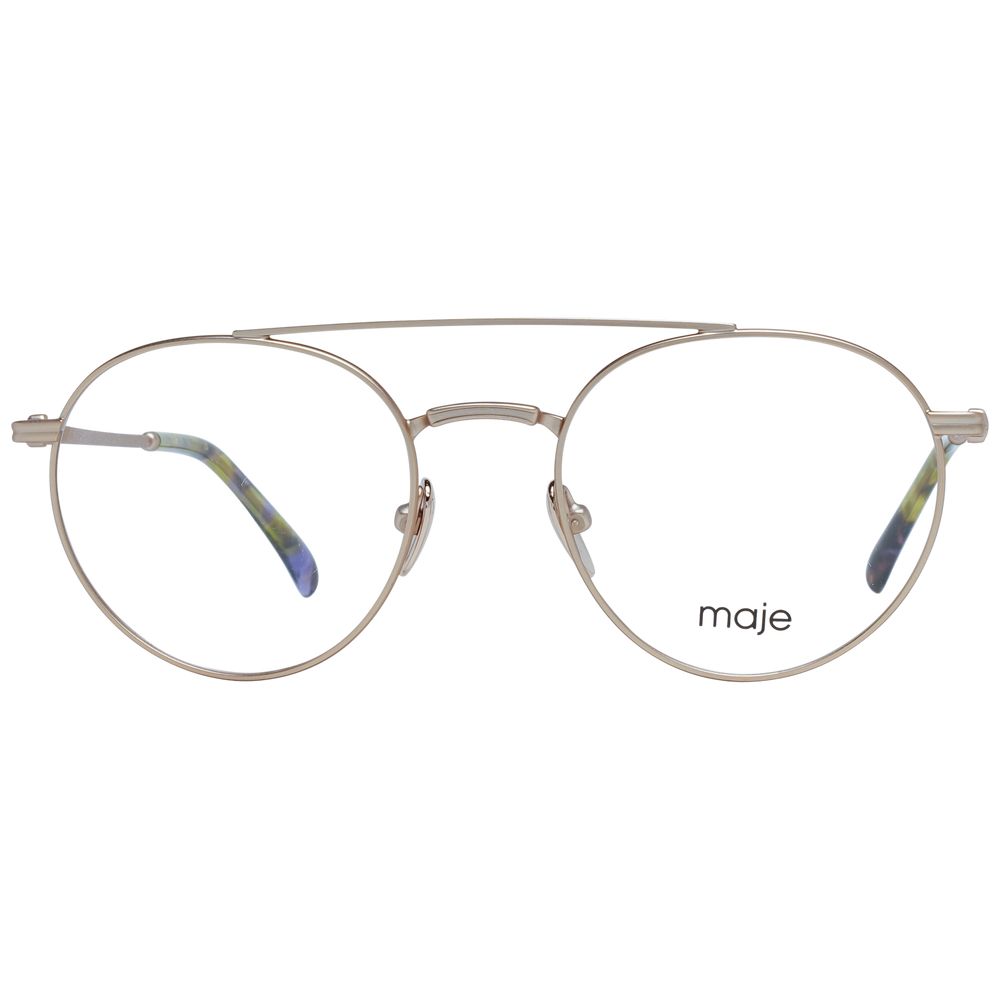 Maje Gold Metal Glasses (Frames) | Regal Royce