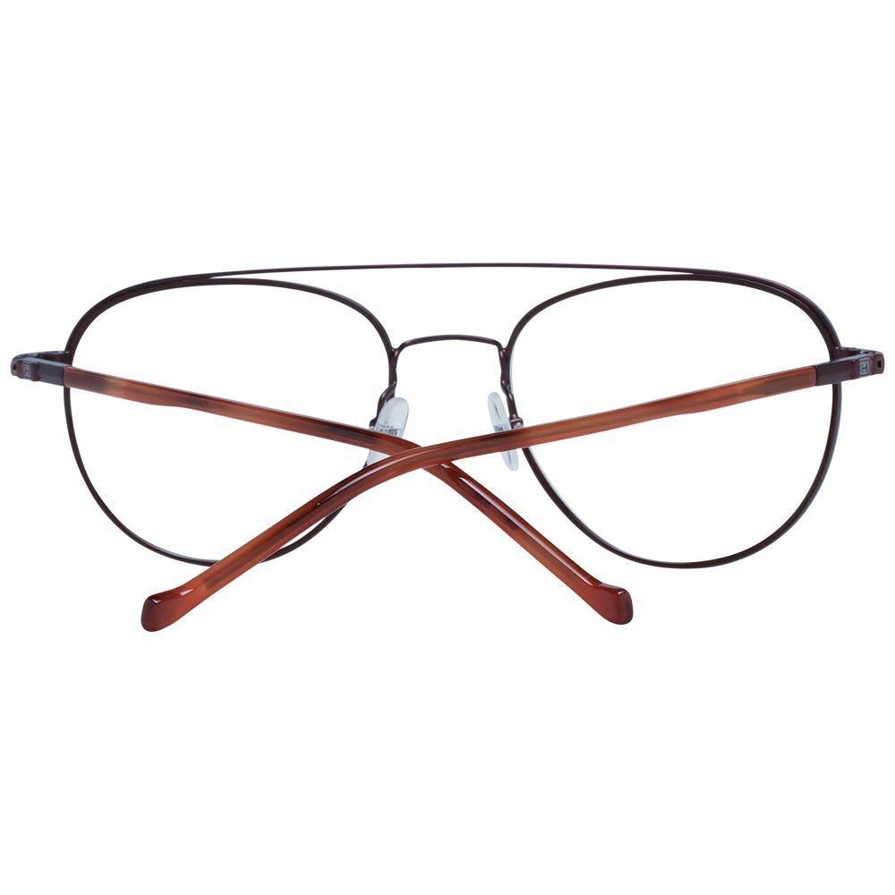 Hackett Brown Stainless Steel Glasses (Frames) | Regal Royce