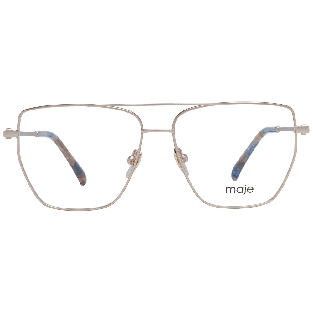 Maje Gold Metal Glasses (Frames) | Regal Royce