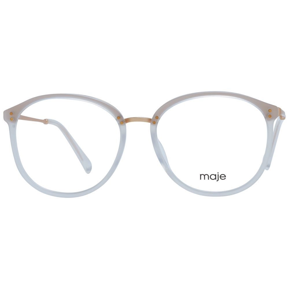 Maje White Acetate & Stainless Steel Glasses (Frames) | Regal Royce