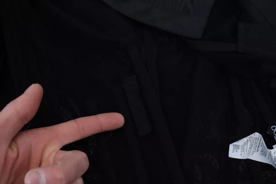 Dolce & Gabbana Black Lace Sheer Corset Organza Silk Jacket | Regal Royce