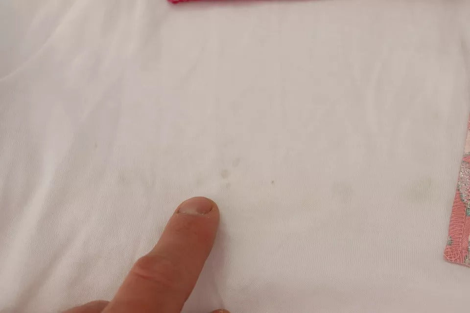 Dolce & Gabbana White Sartoria T-shirt Button Wide Collar Top | Regal Royce