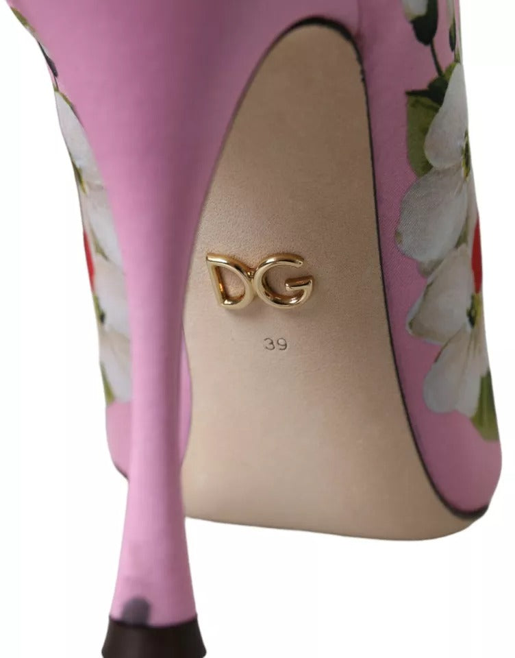 Dolce & Gabbana Multicolor Jersey Stretch Boots Open Toes Heels Shoes | Regal Royce