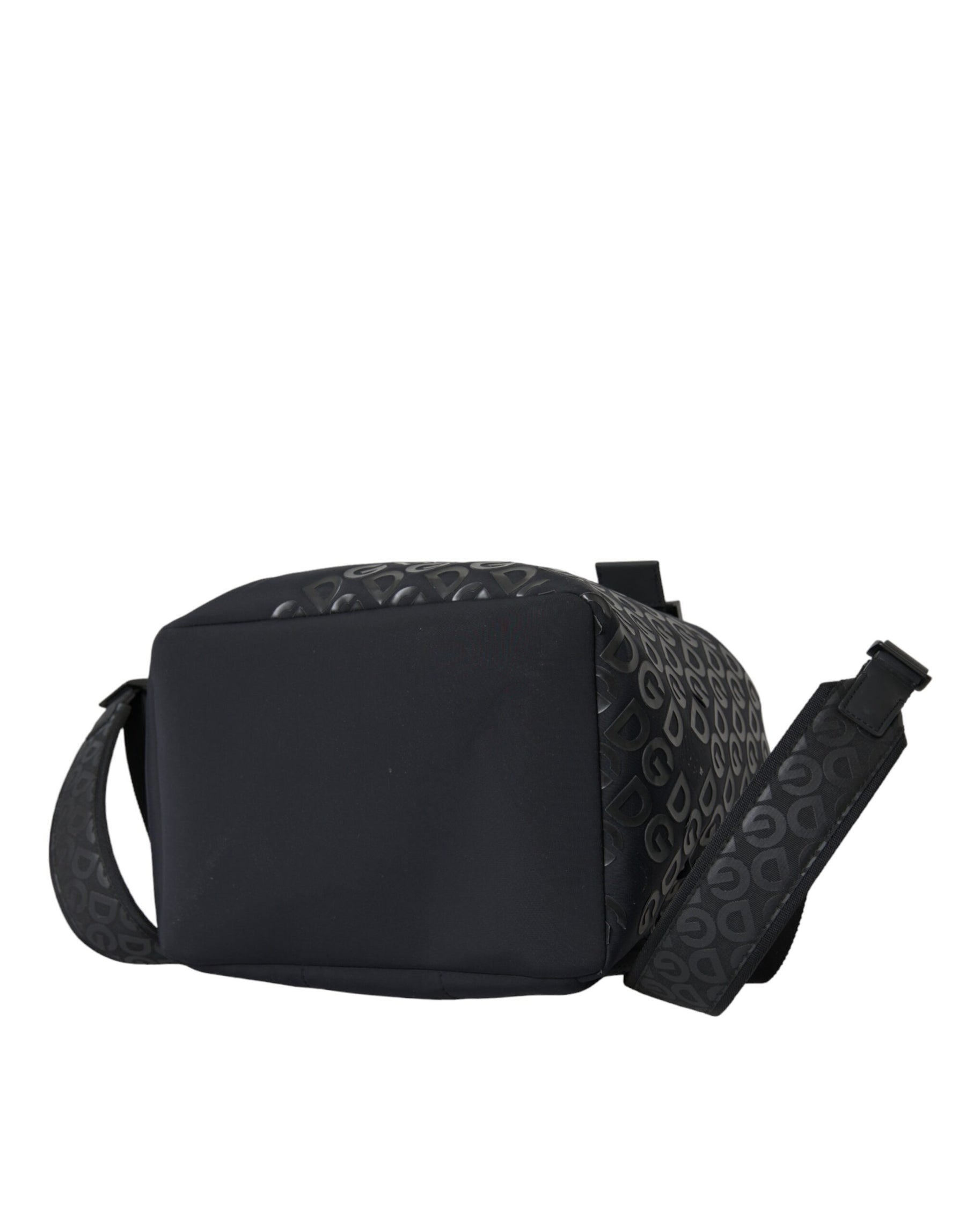 Dolce & Gabbana Black Neoprene Nylon DG Logo School Backpack Bag | Regal Royce