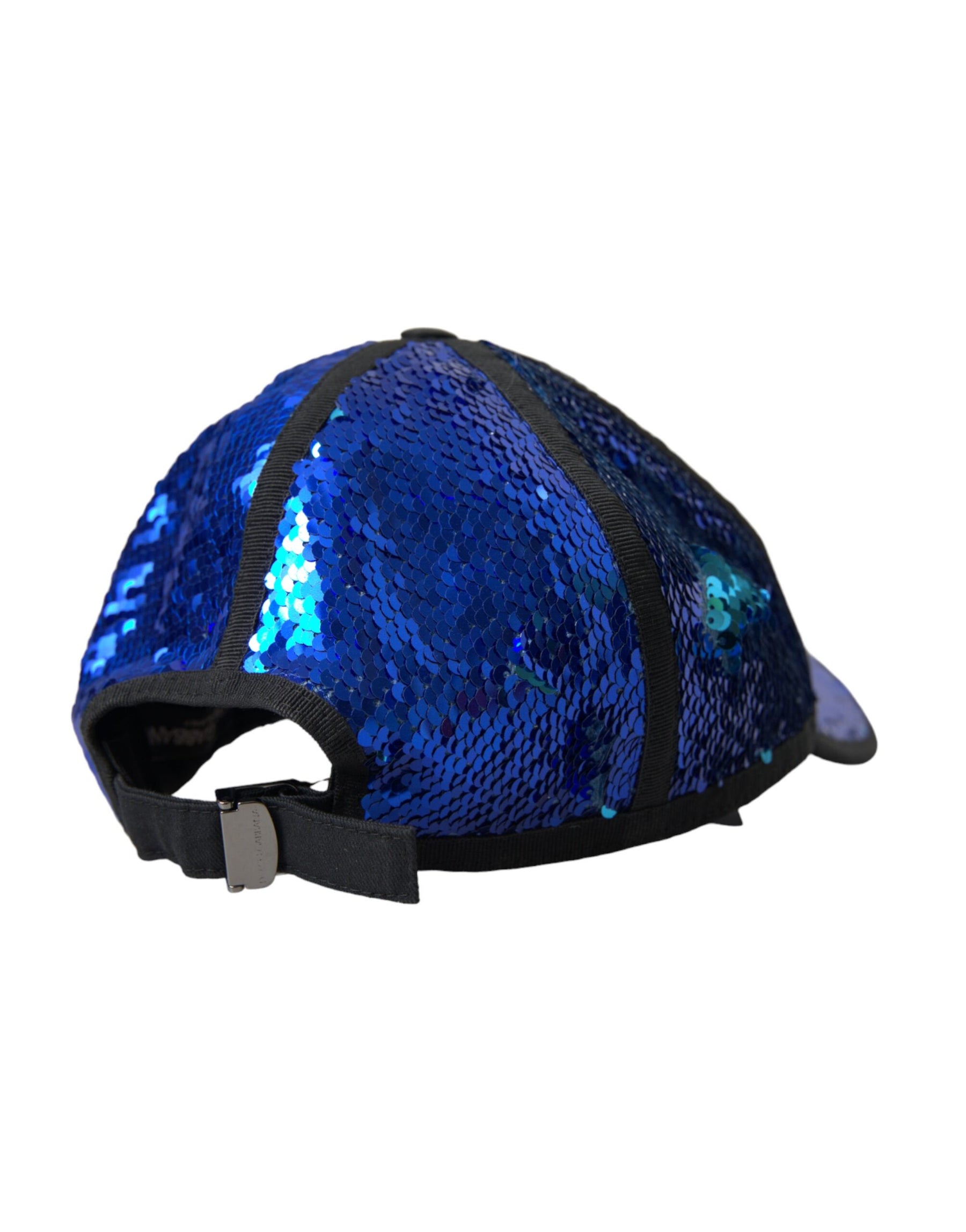 Dolce & Gabbana Royal Blue Sequin Baseball Hat Men | Regal Royce