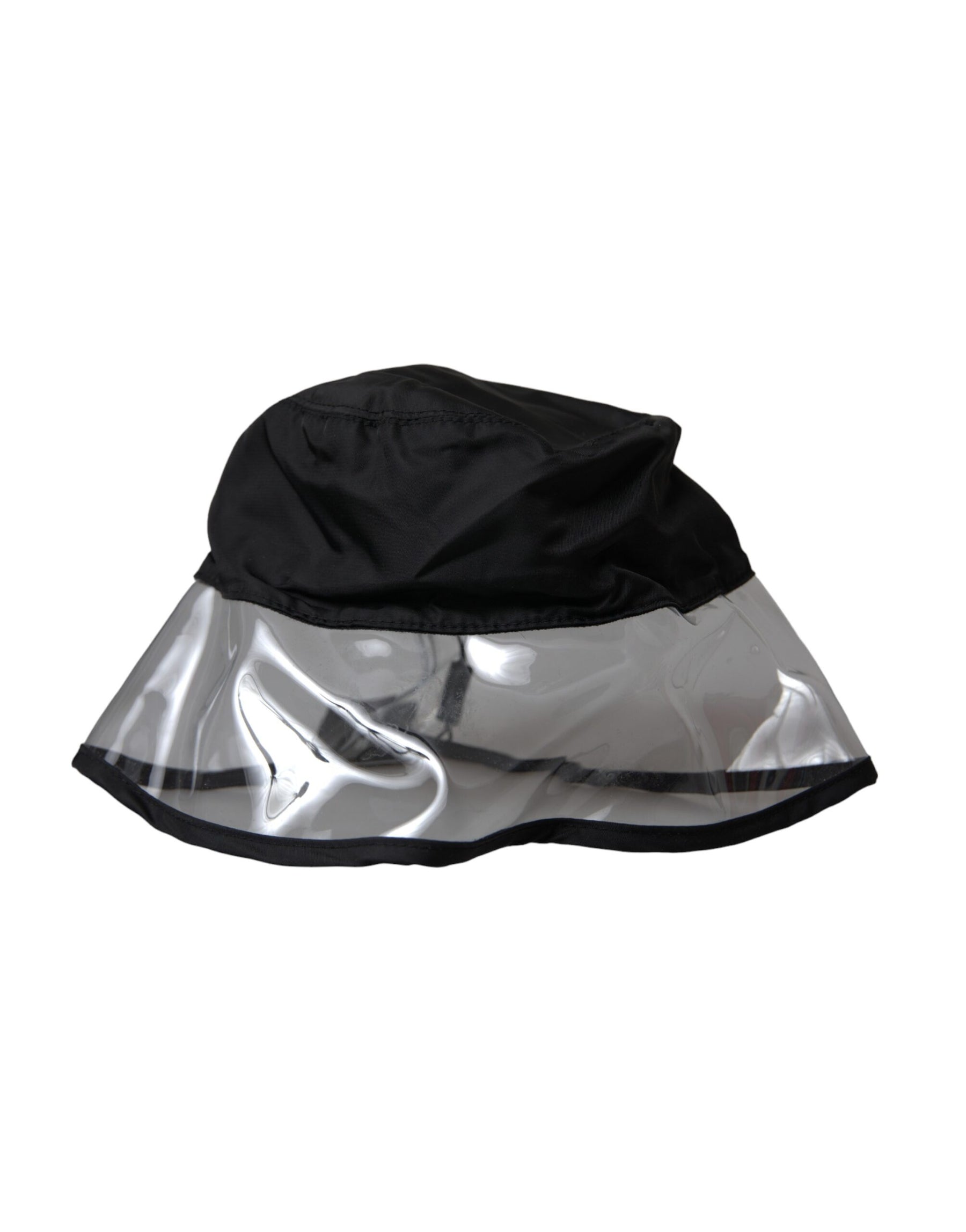 Dolce & Gabbana Black Polyester Plastic Bucket Hat Men | Regal Royce