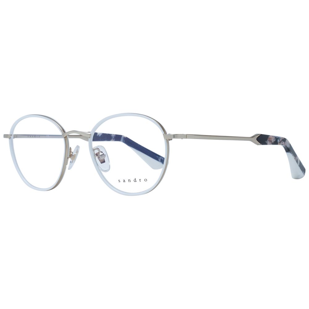 Sandro White Stainless Steel Glasses (Frames) | Regal Royce