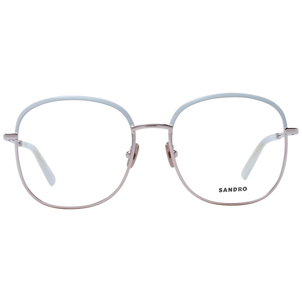 Sandro White Metal Glasses (Frames) | Regal Royce