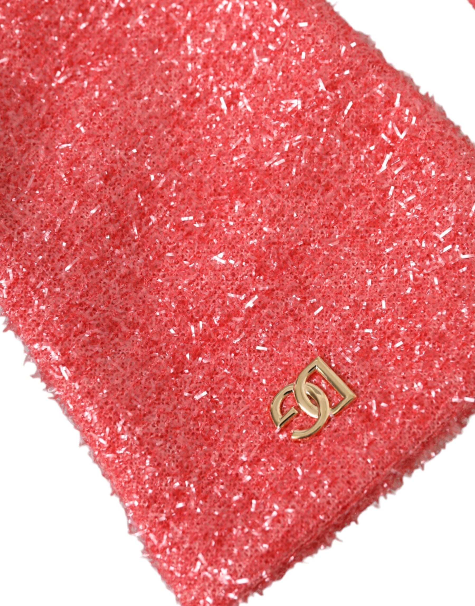 Dolce & Gabbana Pink Lurex Fantasia Mid Arm Length Gloves | Regal Royce