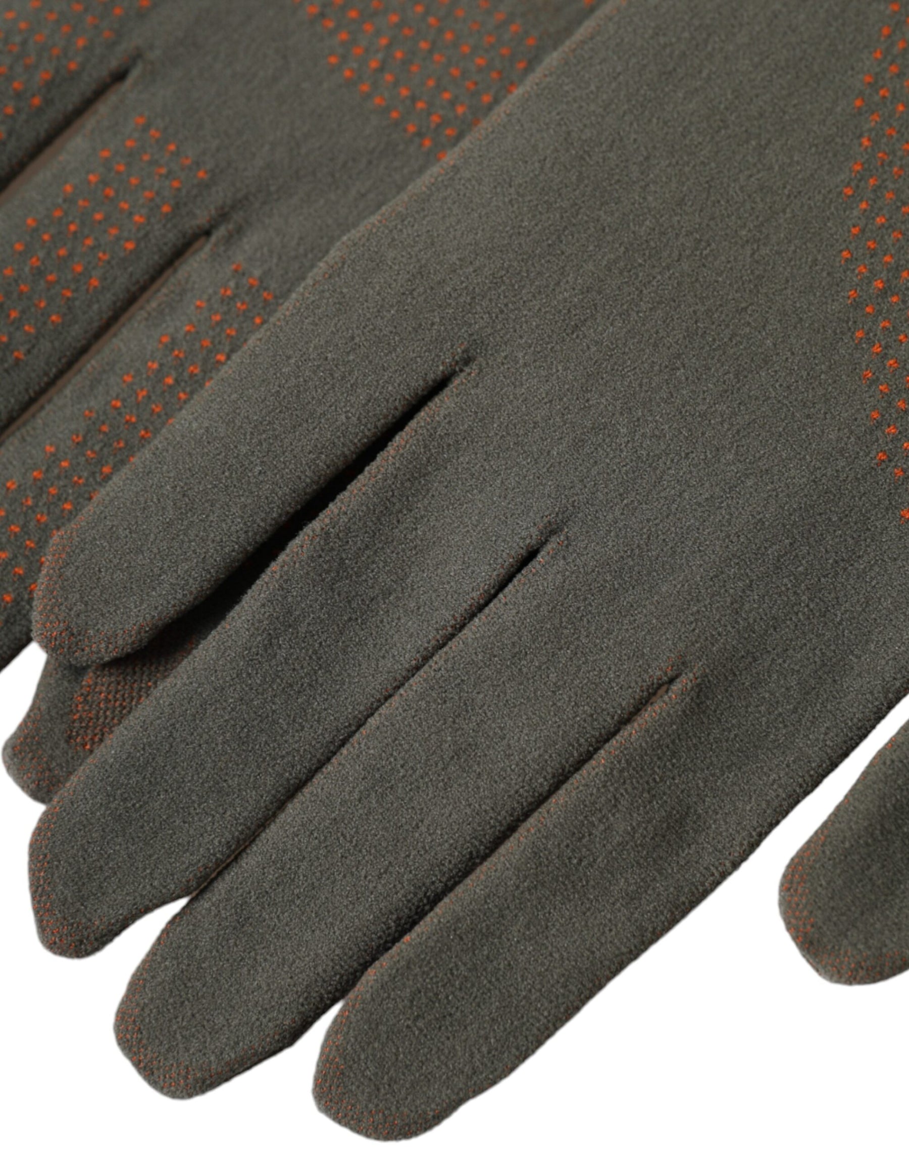 Dolce & Gabbana Brown Cotton Stretch Wrist Length Gloves | Regal Royce