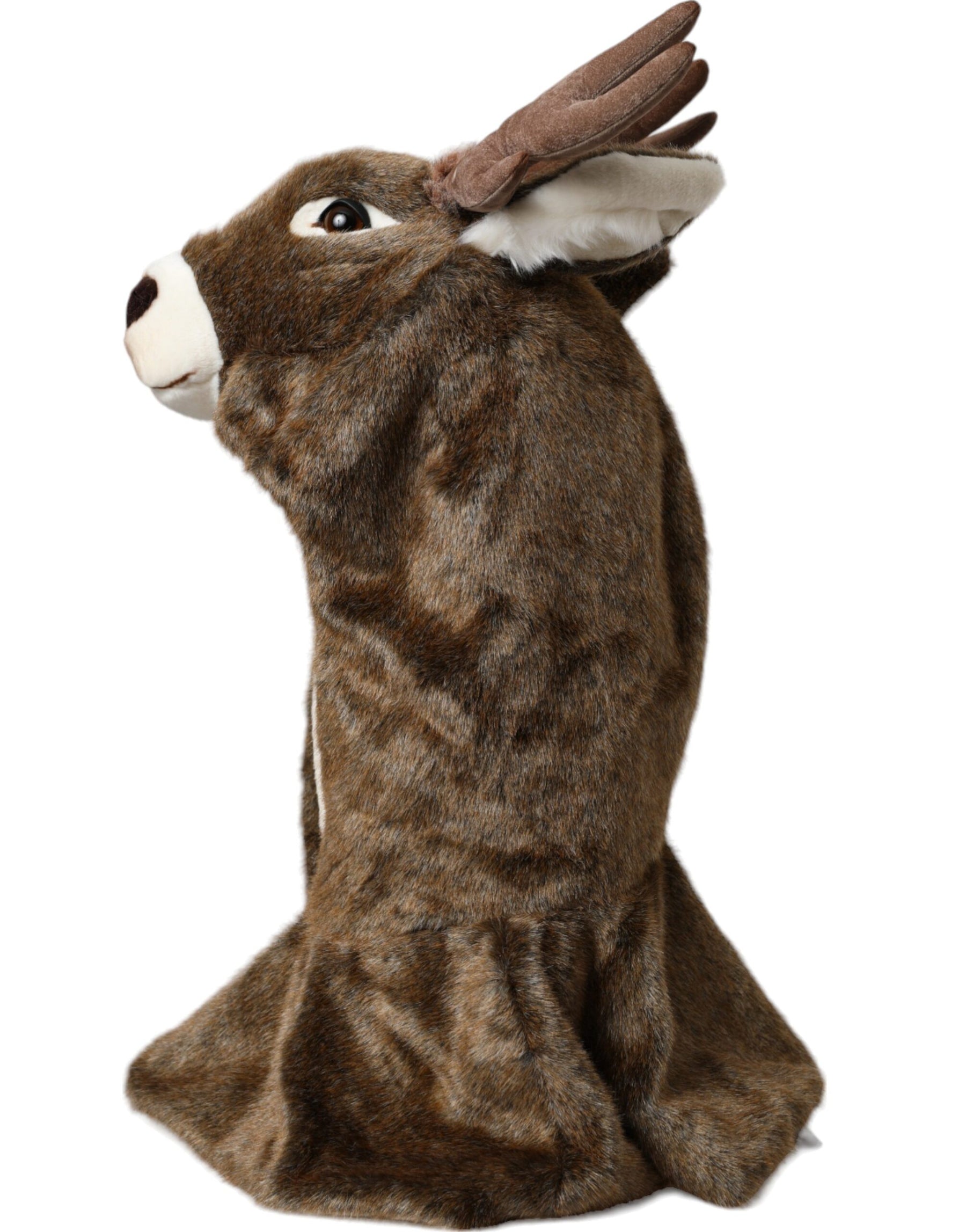 Dolce & Gabbana Brown Deer Faux Fur Whole Head Hat | Regal Royce