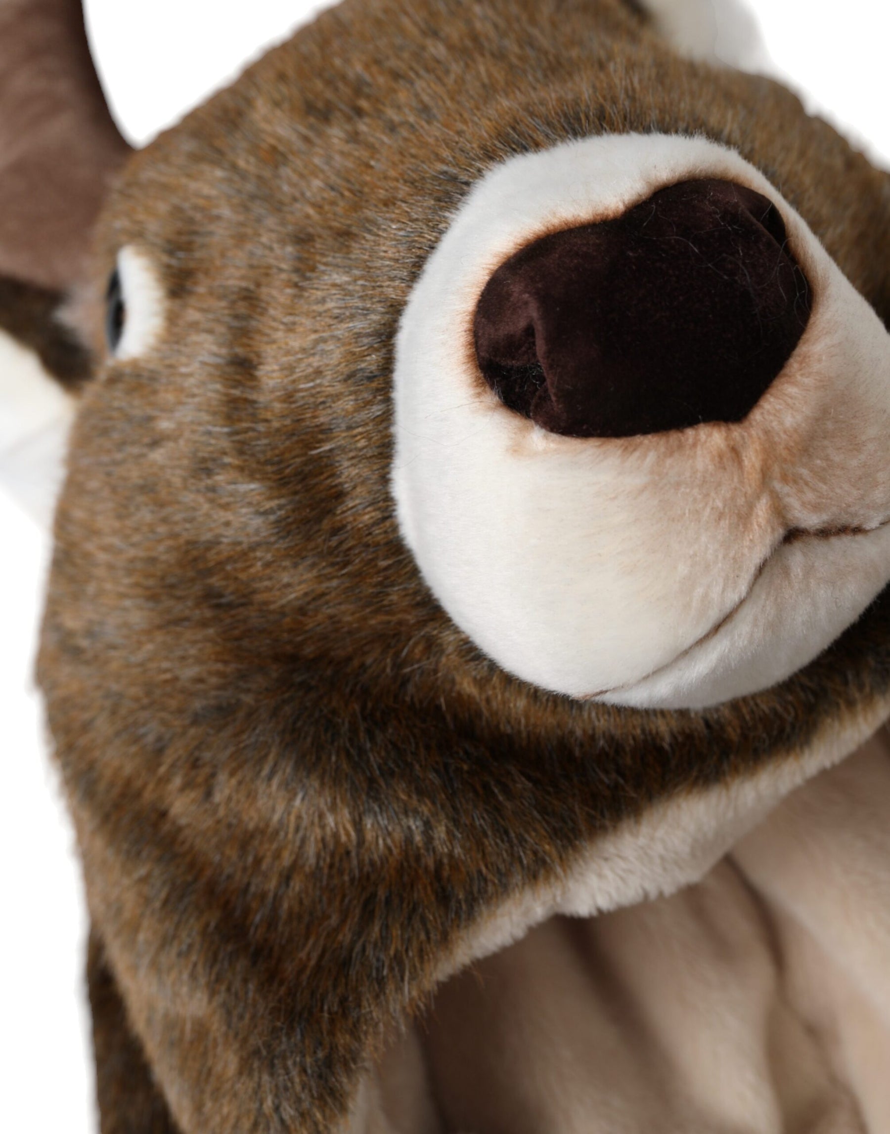 Dolce & Gabbana Brown Deer Faux Fur Whole Head Hat | Regal Royce