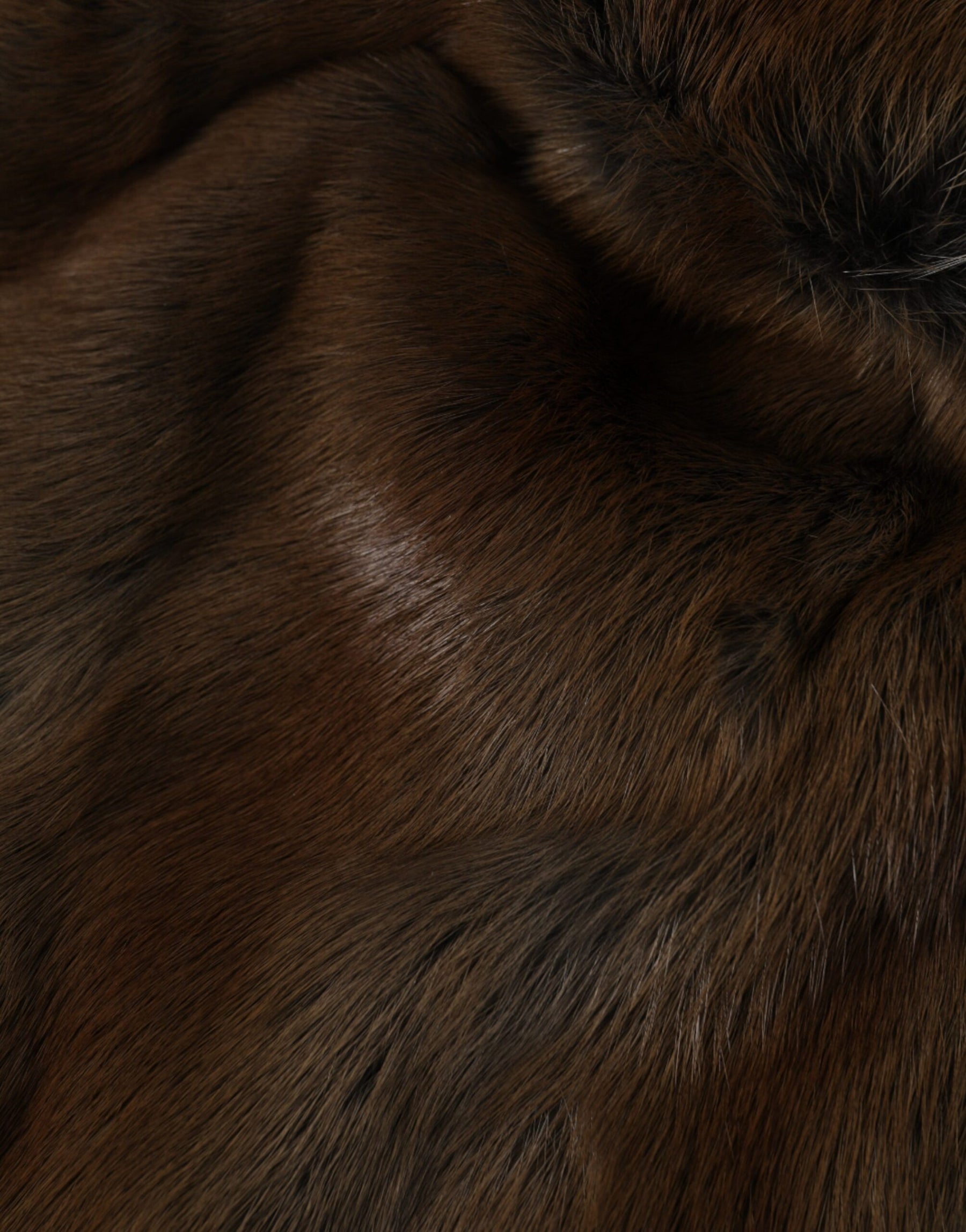 Dolce & Gabbana Brown Weasel Fur Womens Cashmere Hat Beanie | Regal Royce