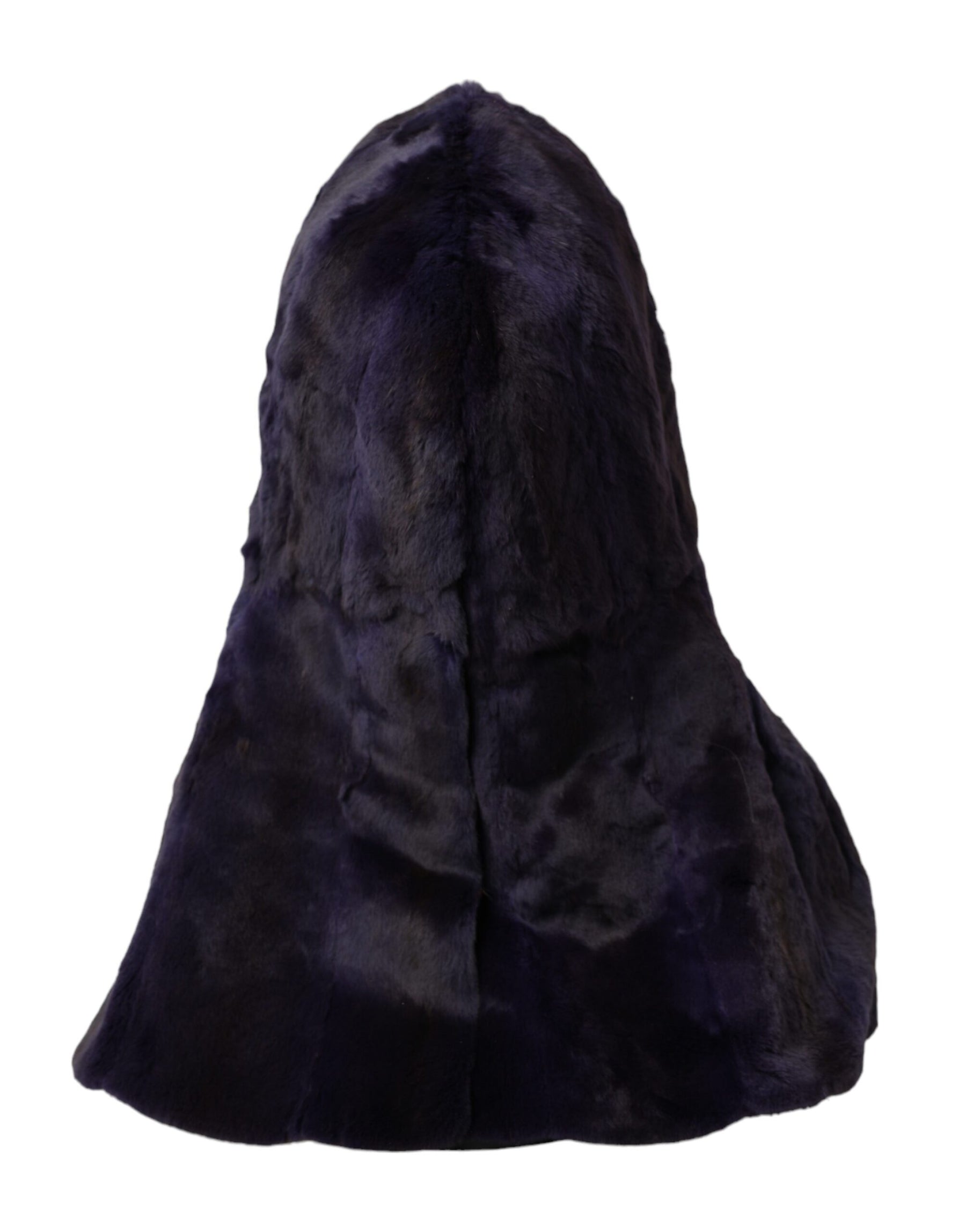 Dolce & Gabbana Black Weasel Fur Whole Head Wrap Hat | Regal Royce
