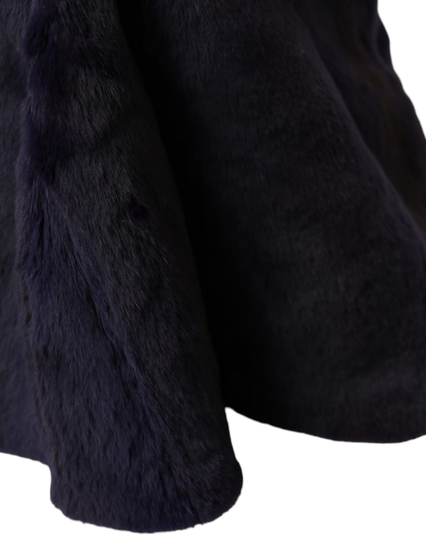 Dolce & Gabbana Black Weasel Fur Whole Head Wrap Hat | Regal Royce