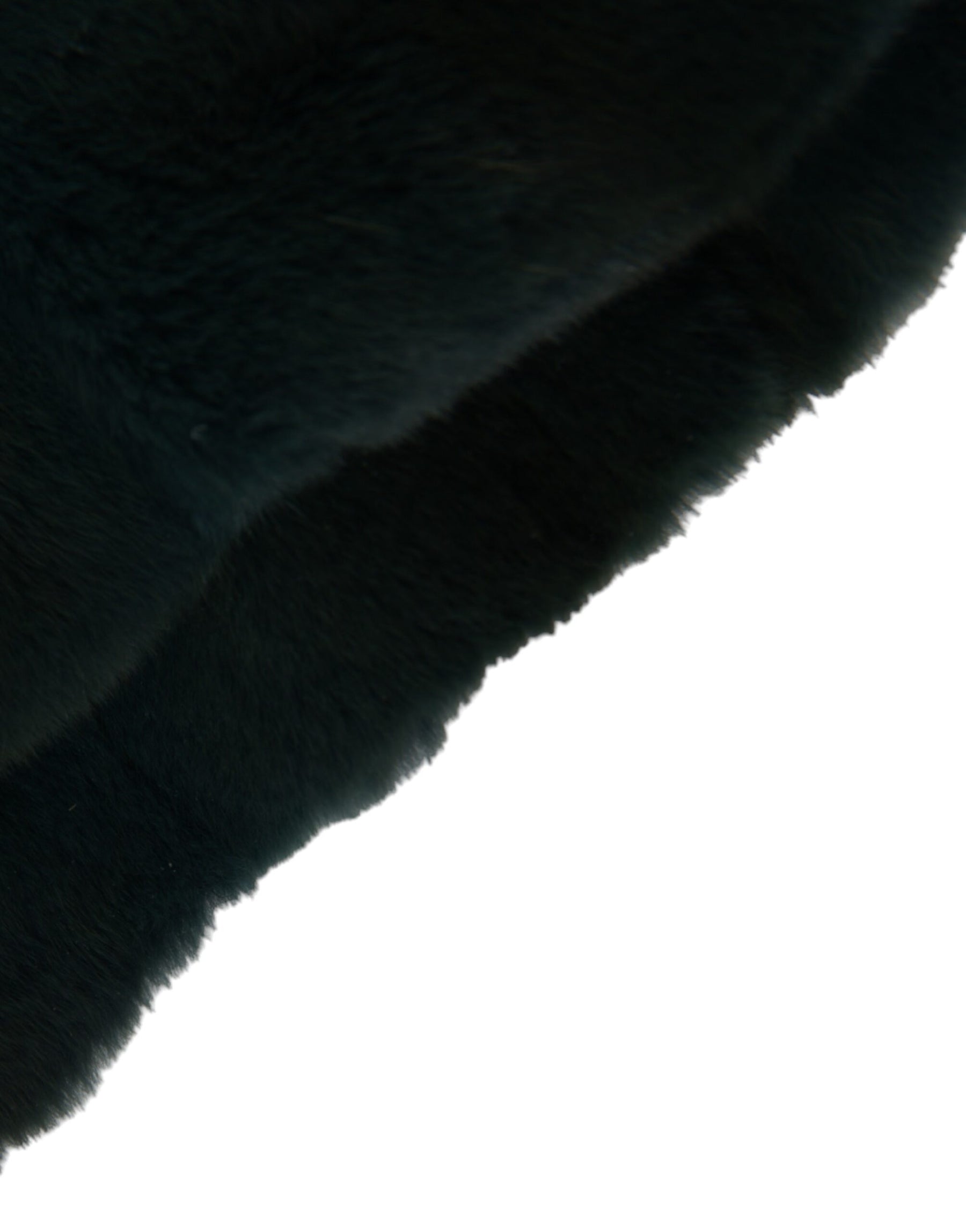 Dolce & Gabbana Black Weasel Fur Whole Head Wrap Hat | Regal Royce