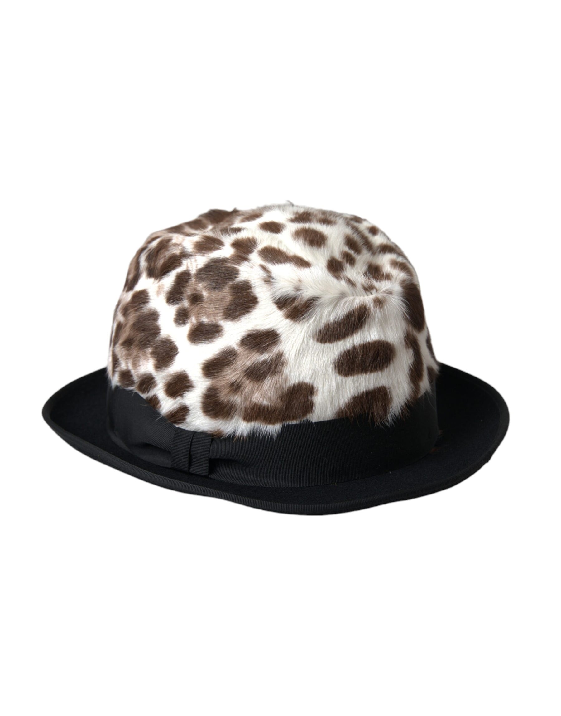 Dolce & Gabbana Multicolor Leopard Women Fedora Hat | Regal Royce