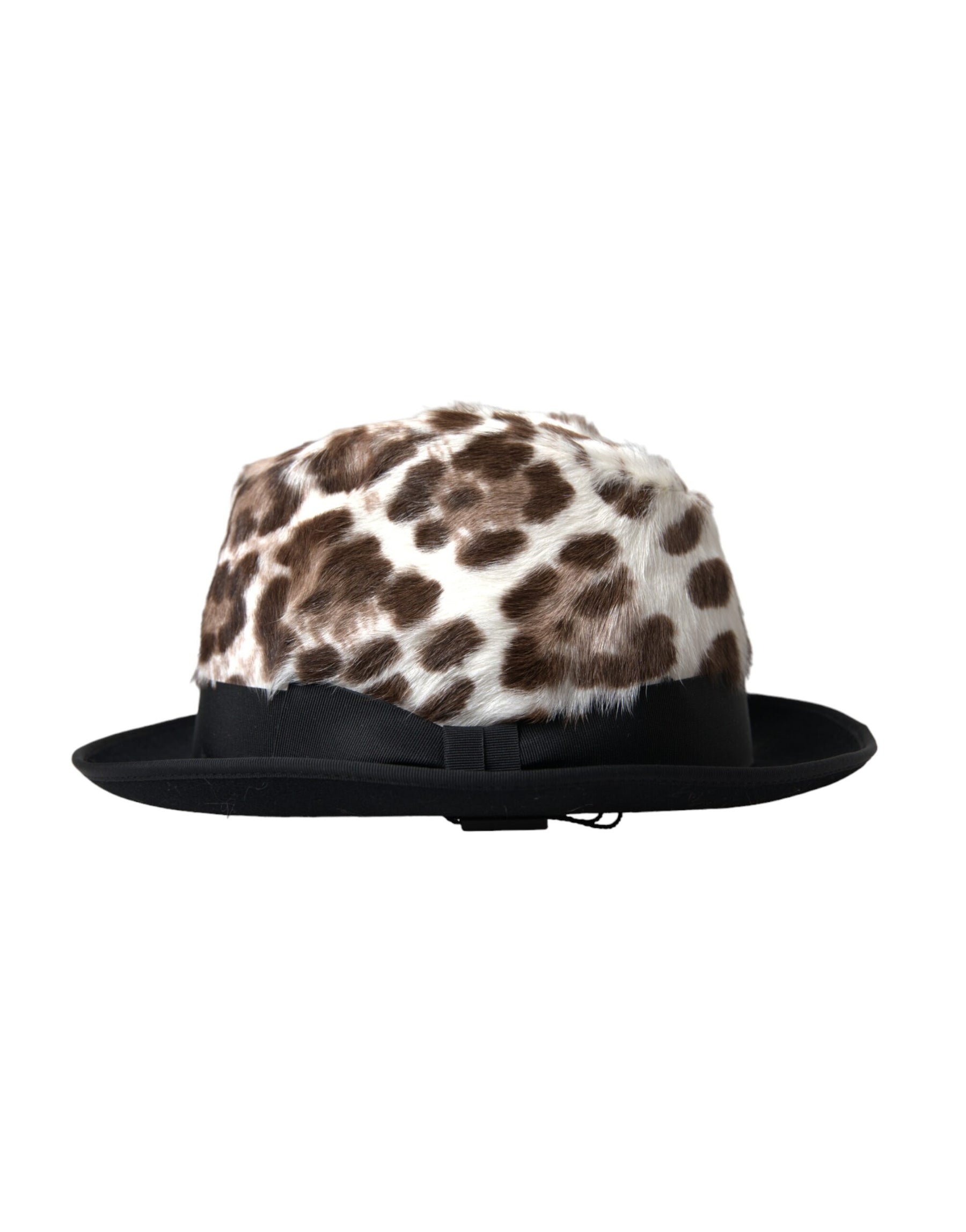 Dolce & Gabbana Multicolor Leopard Women Fedora Hat | Regal Royce