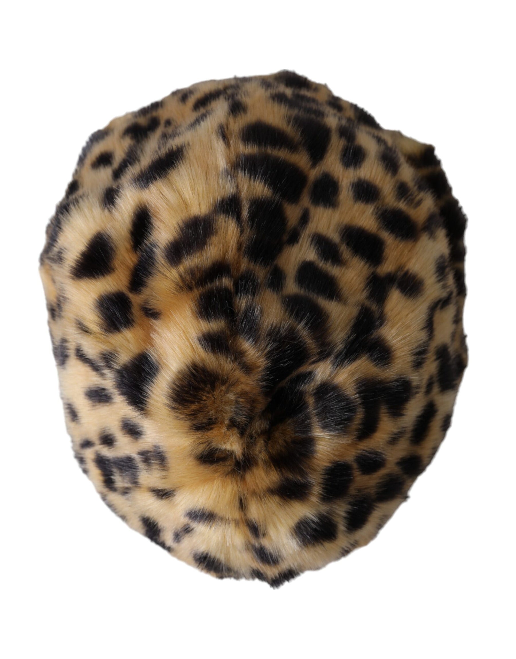 Dolce & Gabbana Brown Leopard Fur Women Bucket Hat | Regal Royce