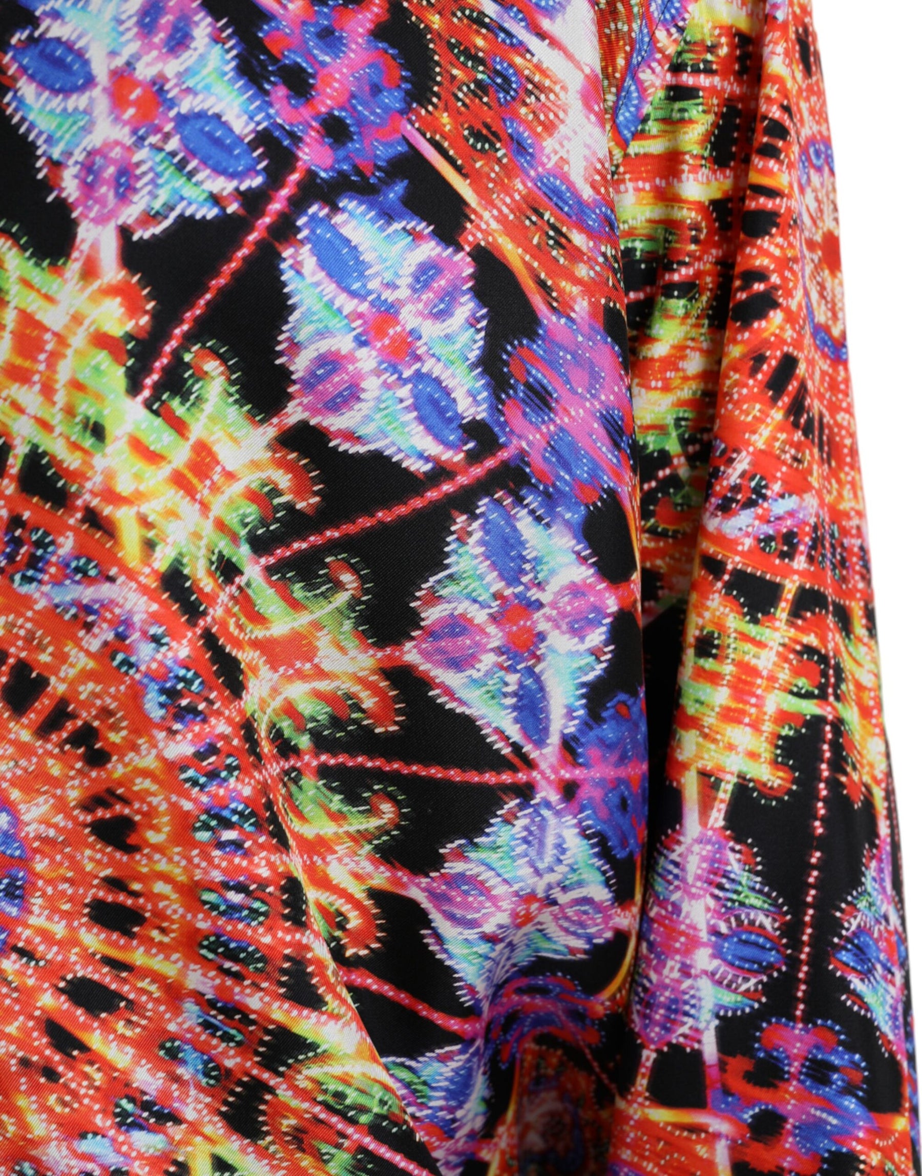 Dolce & Gabbana Multicolor Luminarie Silk Men Casual Shirt | Regal Royce