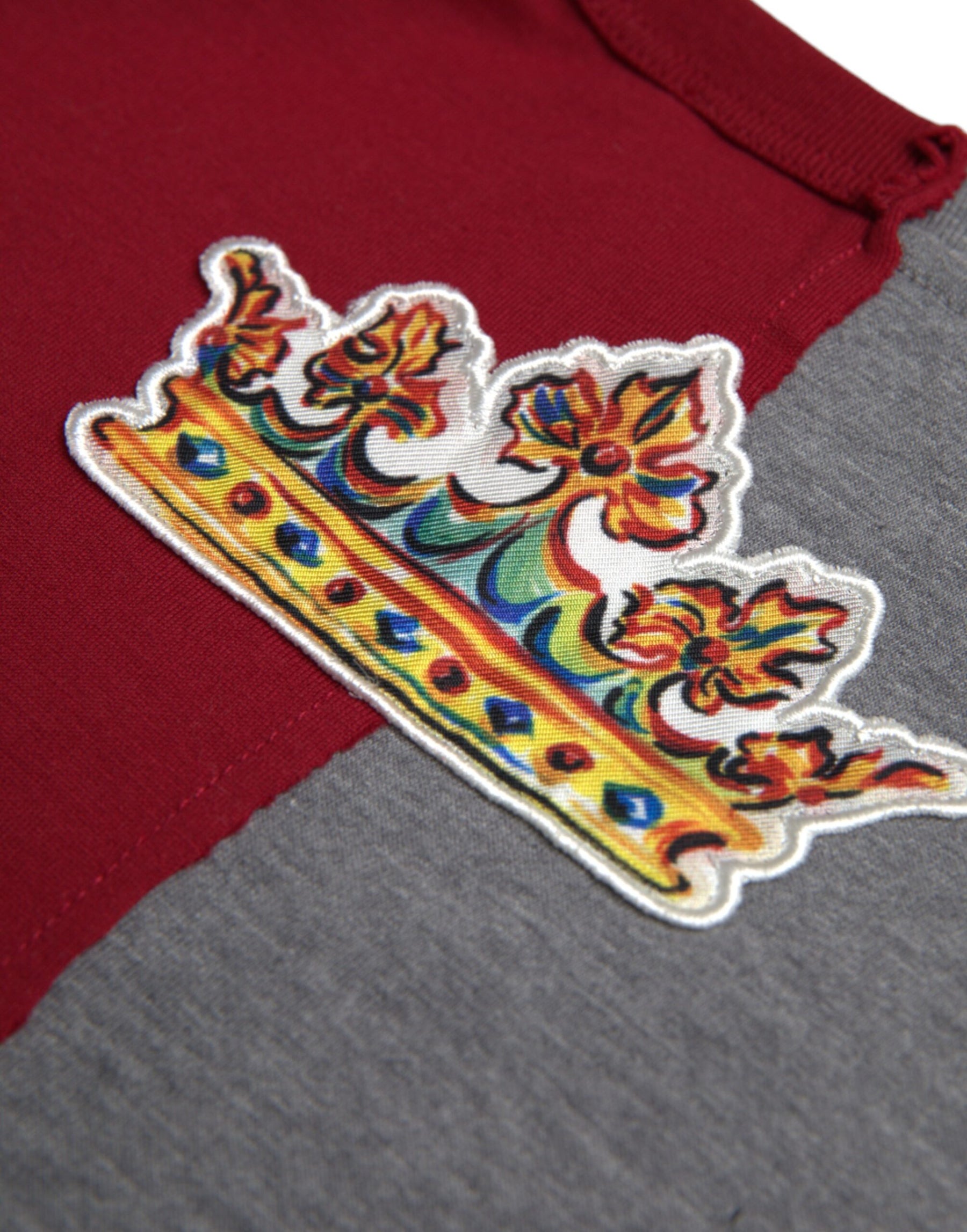 Dolce & Gabbana Multicolor Graphic Short Sleeve T-shirt | Regal Royce